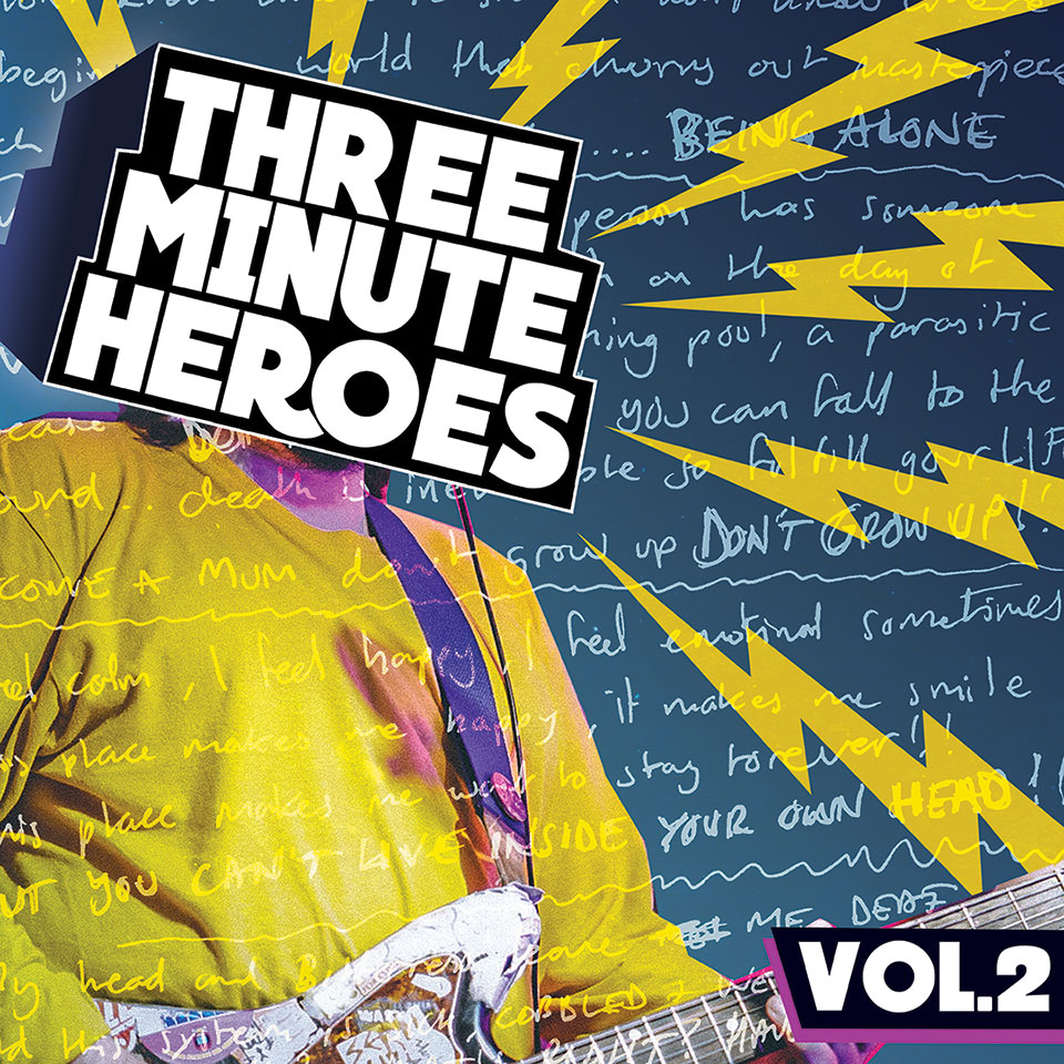 Warren Records - Various Artists - Three Minute Heroes Vol 2 - artwork