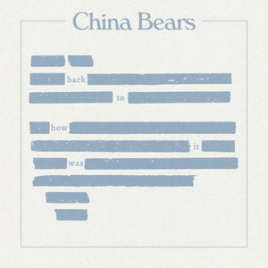 China Bears - Back To How It Was