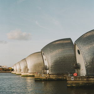 Dog Unit - Concrete Barges on the Banks of the Thames